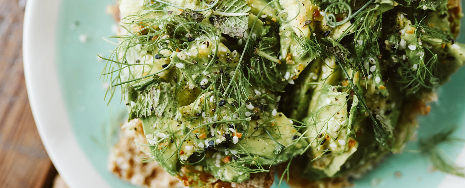 Mint Fennel Avocado Toast