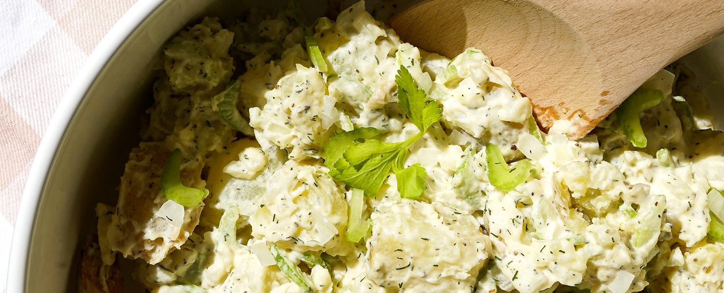 Hot Mustard Potato Salad