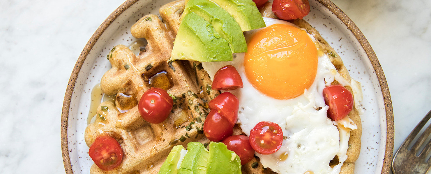 Savory Chive Waffles